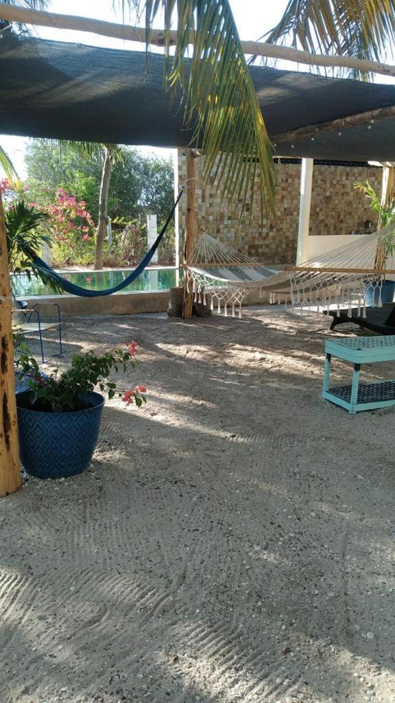 Casa Ibiza Celestun Villa Exterior foto